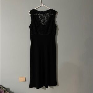 Jones New York Black Lace Dress
